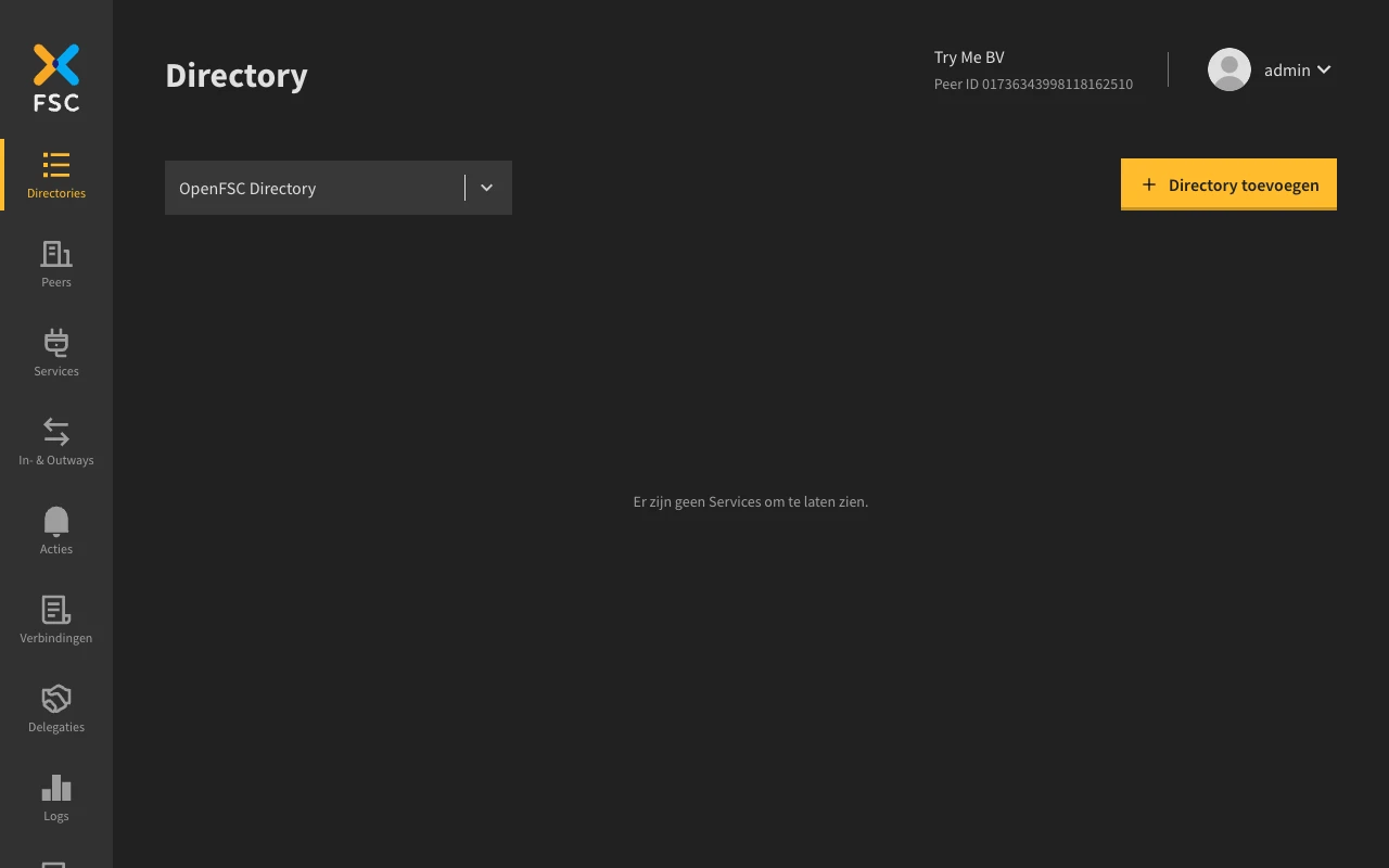 Controller UI intro page